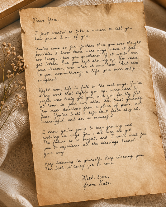 Future You Letter